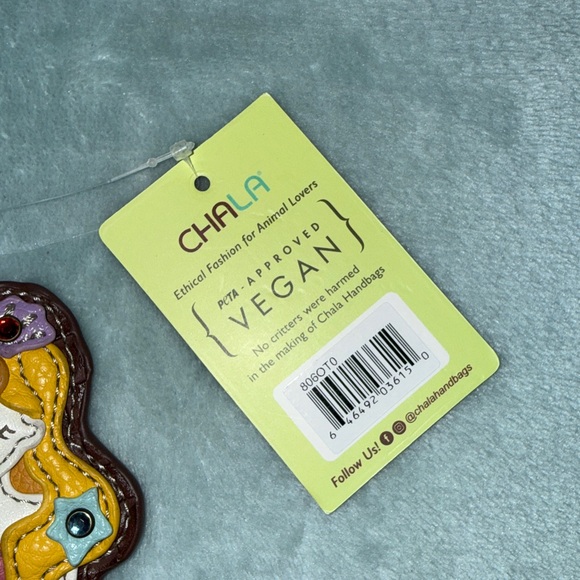 Chala Mermaid Keychain with Teal and Brown - Picture 4 of 10